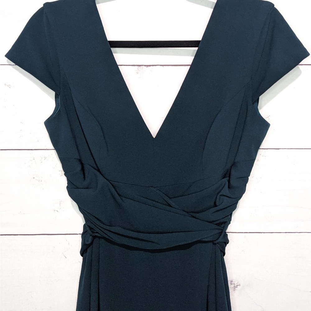 Dress The Population Evie Pine Maxi Gown Dress Forest Green Women's Size Large - Picture 5 of 10